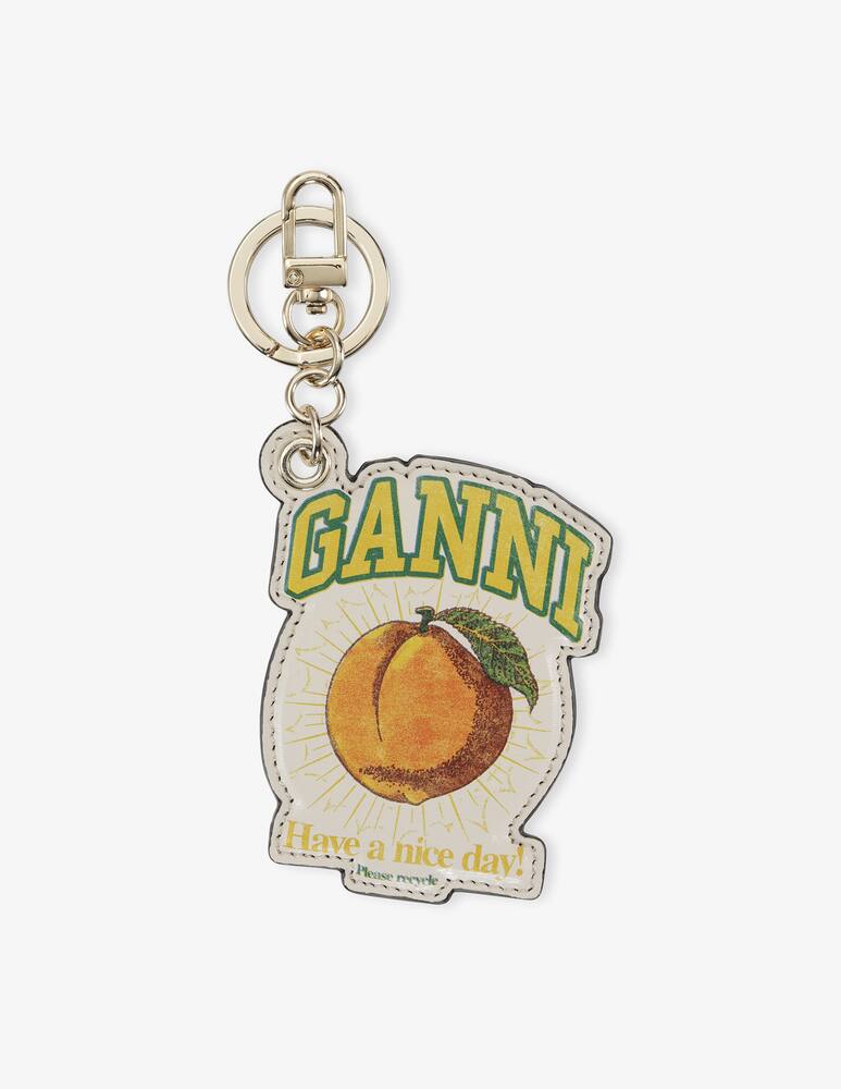 rinascente Ganni Peach keychain