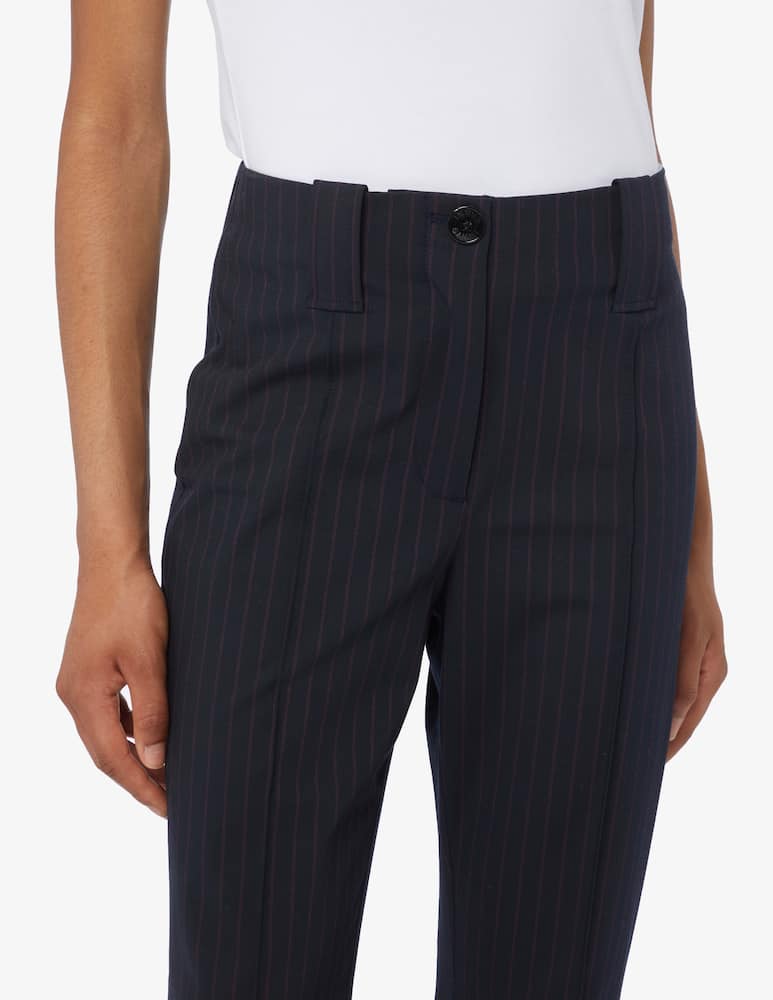 Ganni Pantaloni bootcut a vita media con righe - immagine 4 Ganni Pantaloni bootcut a vita media con righe - immagine 4