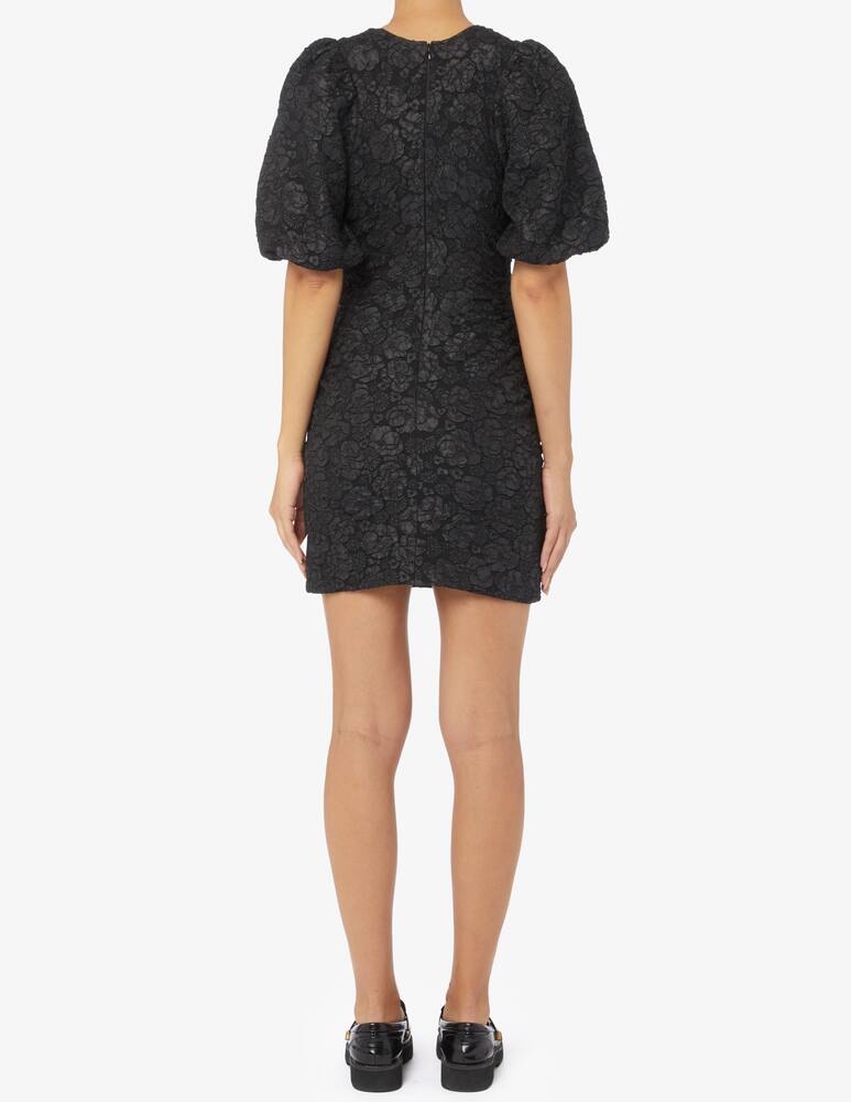 rinascente Ganni Puff sleeves mini dress