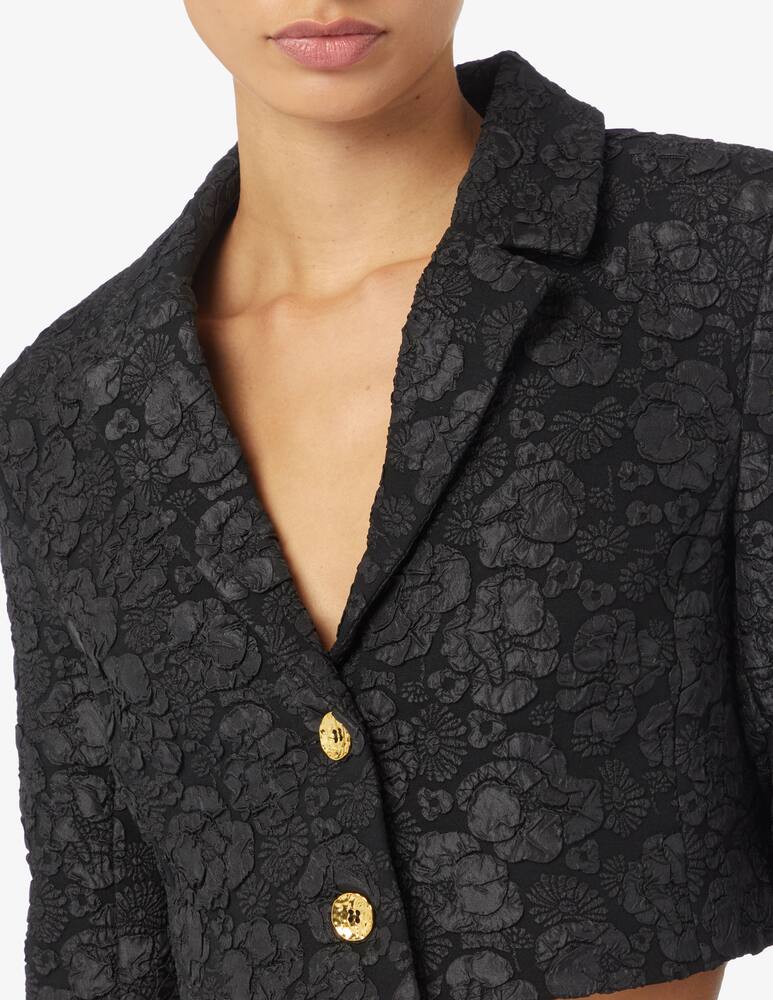 rinascente Ganni Blazer corto jacquard