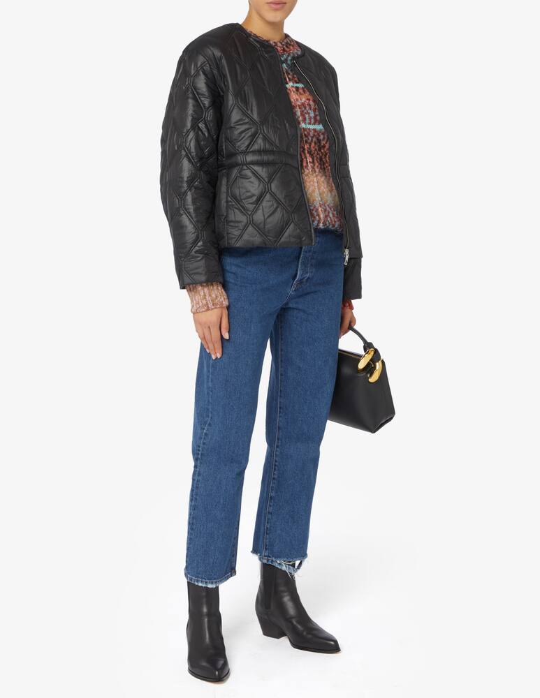 rinascente Ganni Cappotto trapuntato lucido