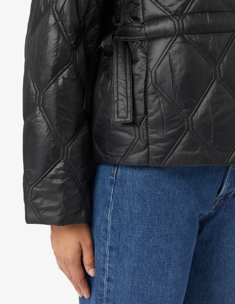 rinascente Ganni Cappotto trapuntato lucido