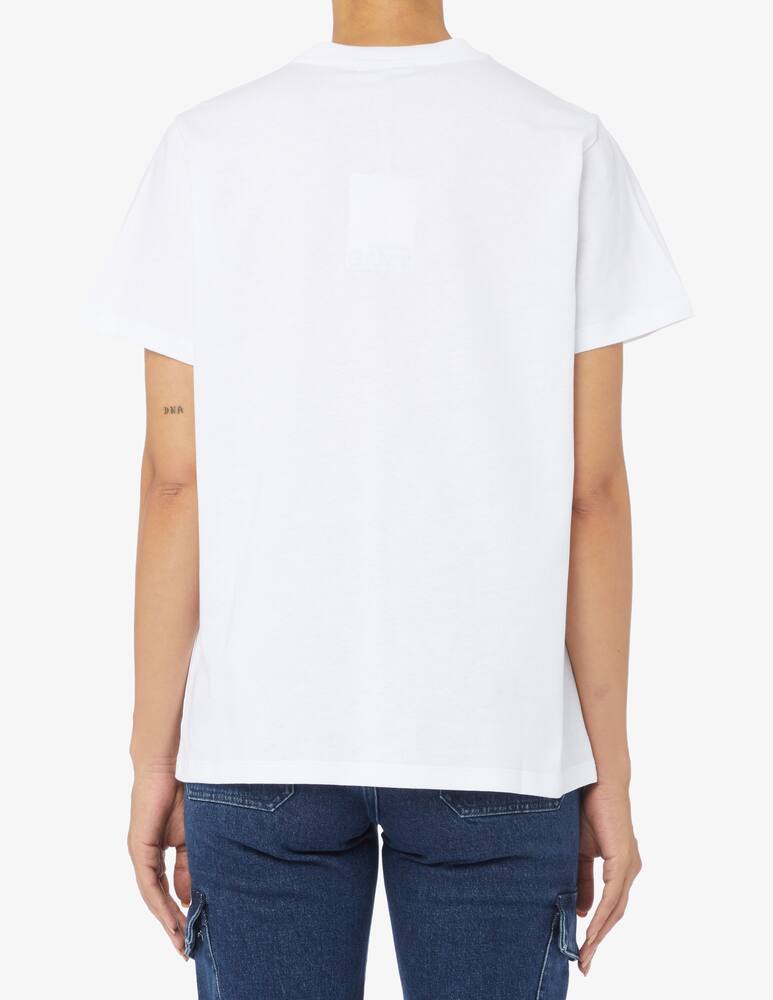 Shop Ganni Cat t-shirt on Rinascente