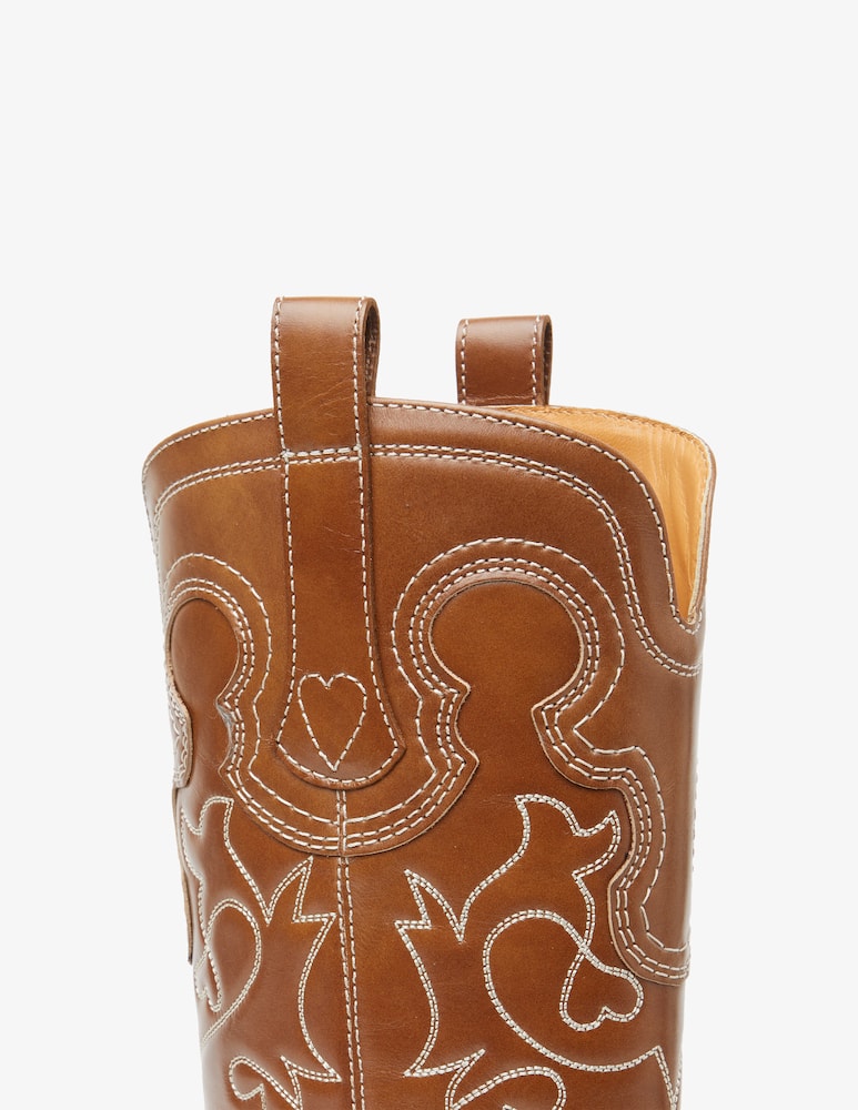 rinascente Ganni Stivali texani in pelle