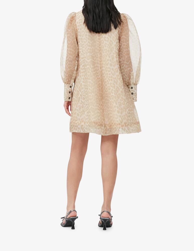 rinascente Ganni Long sleeved mini dress