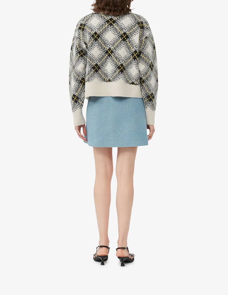 rinascente Ganni Wool mini skirt 