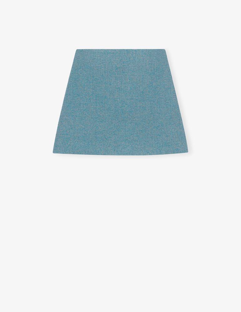 rinascente Ganni Wool mini skirt 