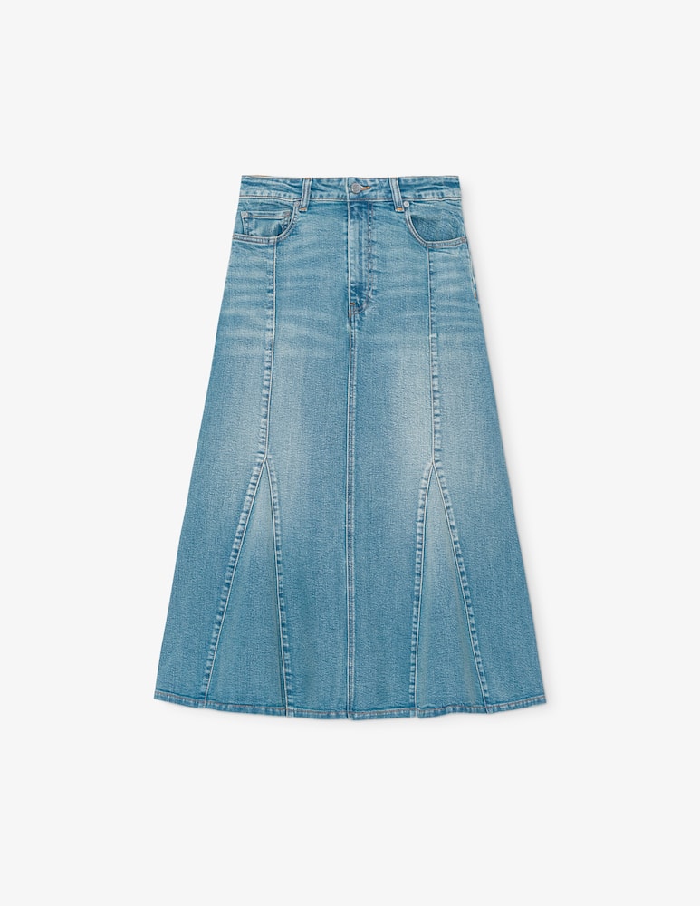 Ganni Gonna peplo in denim Tint - immagine 4 Ganni Gonna peplo in denim Tint - immagine 4