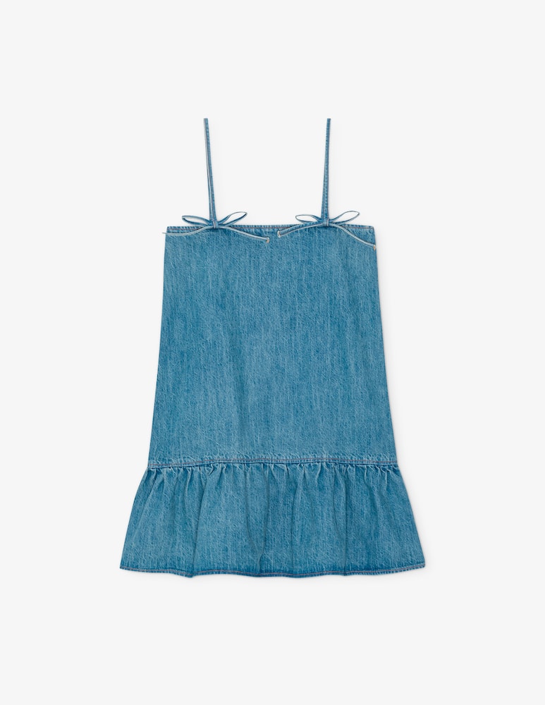 Ganni Abito con cinturino in denim Tint - immagine 3 Ganni Abito con cinturino in denim Tint - immagine 3