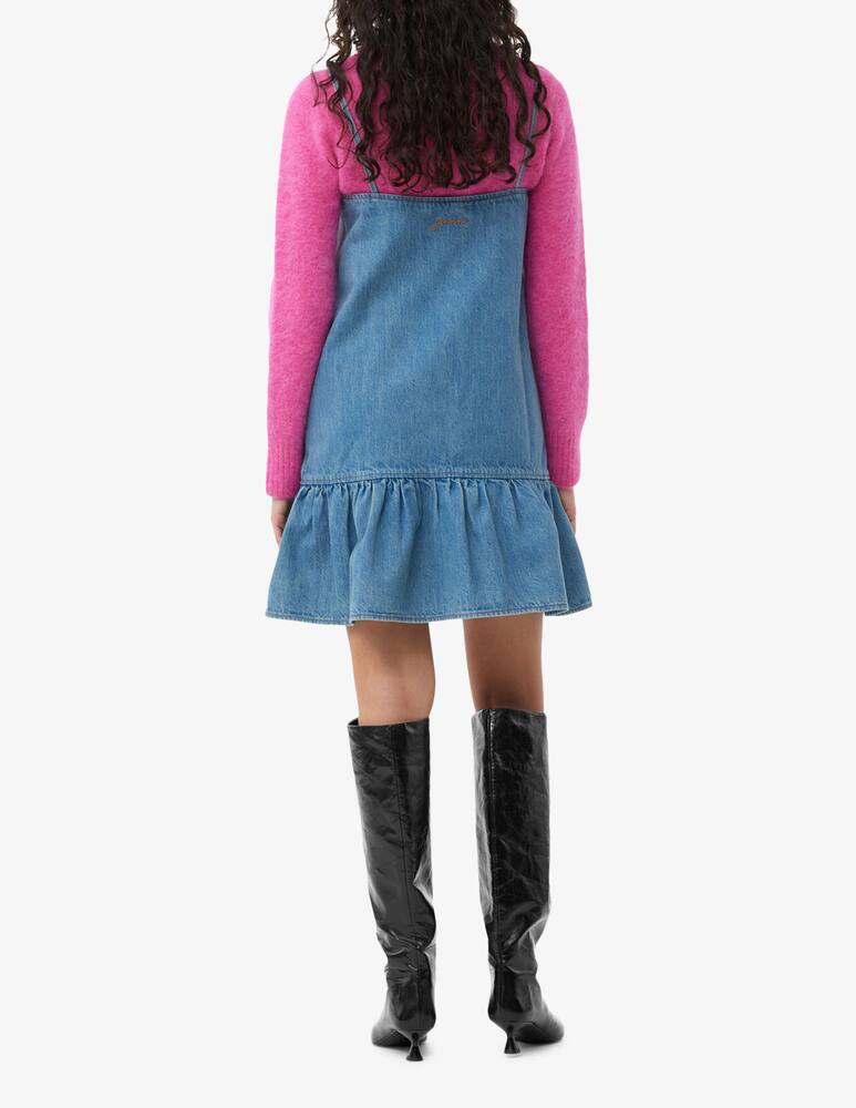 rinascente Ganni Tint denim strap dress