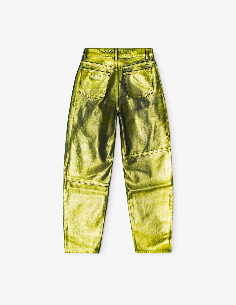 rinascente Ganni Foil denim stary jeans