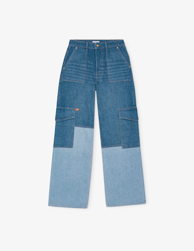 Ganni Cutline denim angi cargo - picture 4