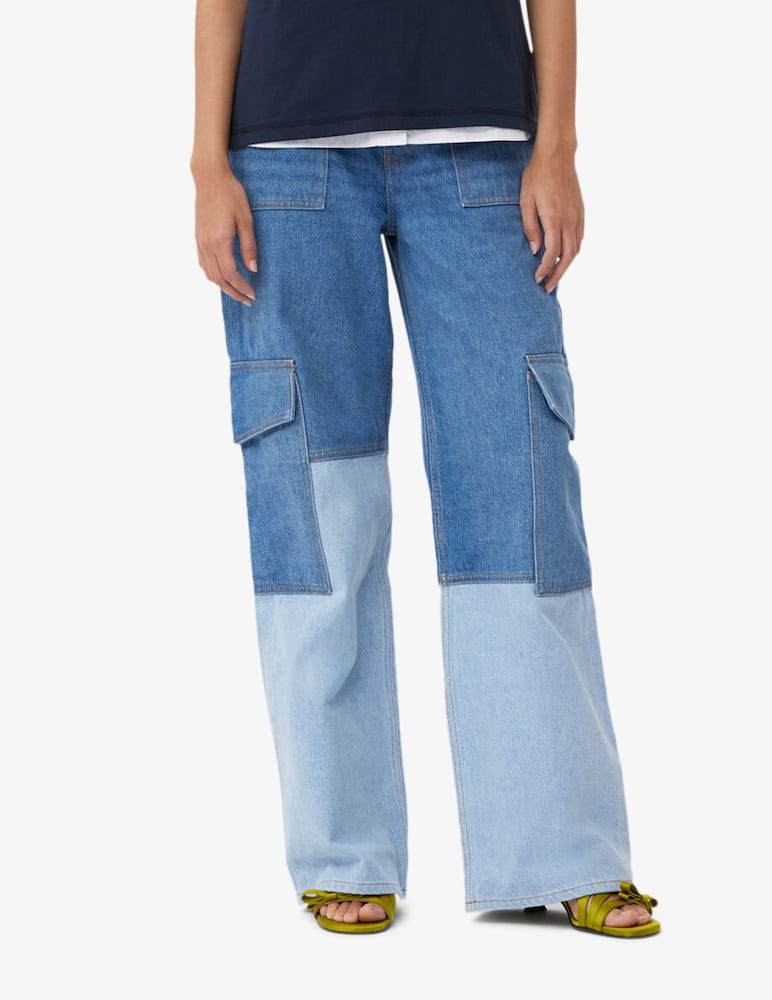 Ganni Cutline denim angi cargo - picture 1