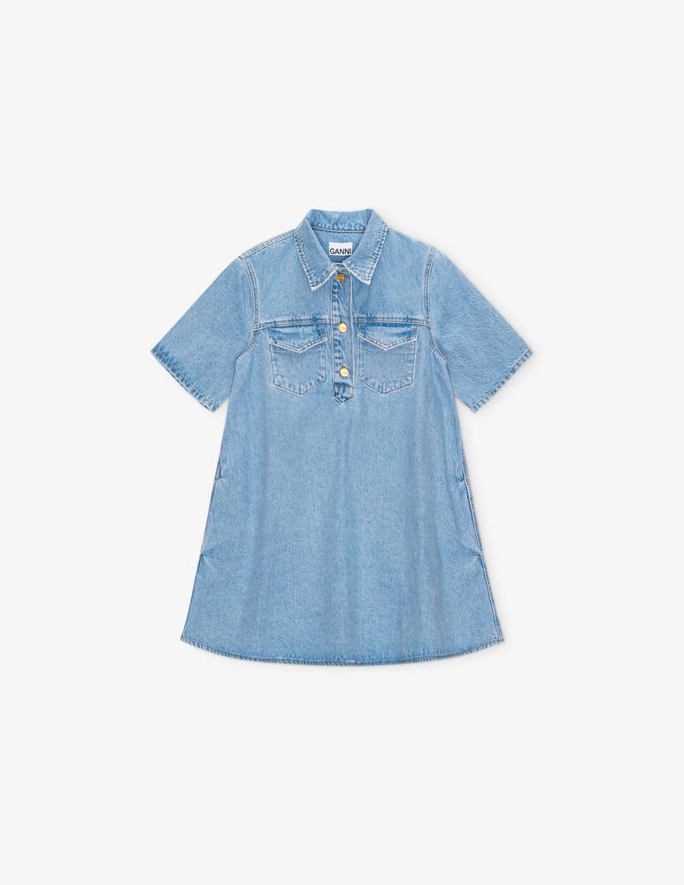 rinascente Ganni Miniabito in denim Cutline