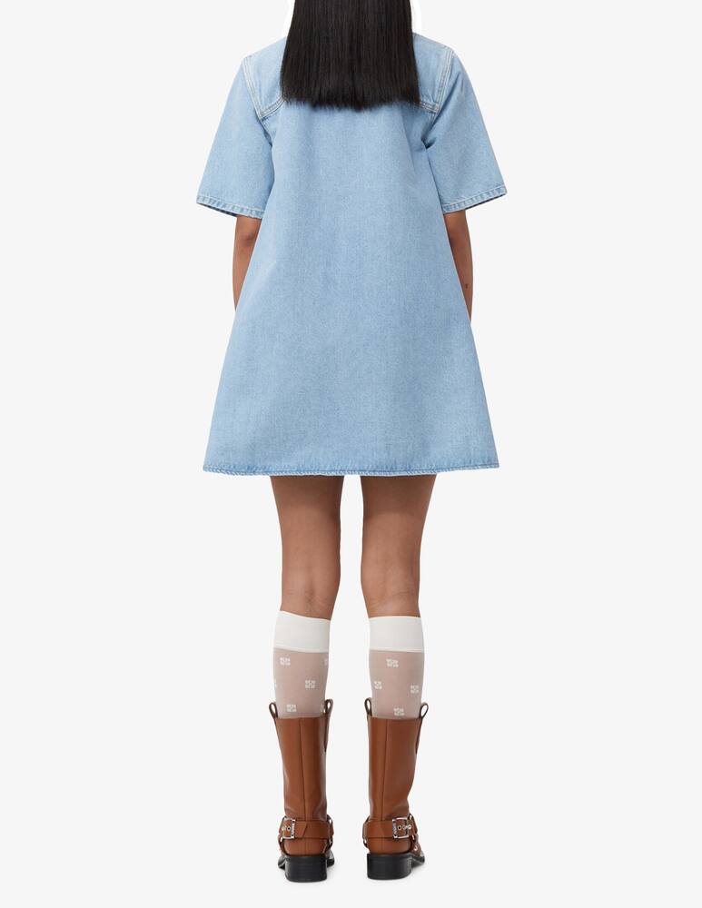rinascente Ganni Miniabito in denim Cutline