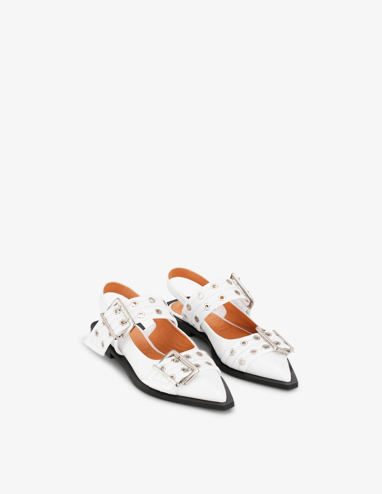 rinascente Ganni Ballerina con fibbia Feminine