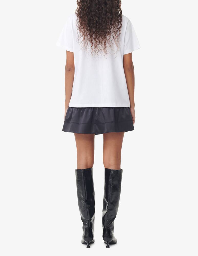 rinascente Ganni T-shirt rilassata basica Strawberry