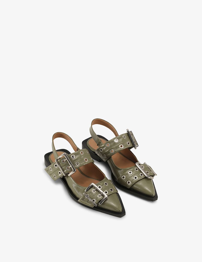 Ganni Chunky buckle ballerina - picture 2 Ganni Chunky buckle ballerina - picture 2
