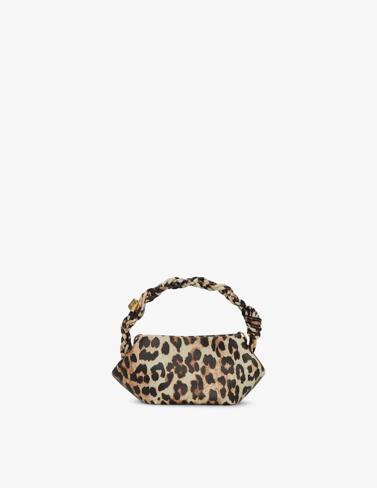 rinascente Ganni Bou mini animal print bag