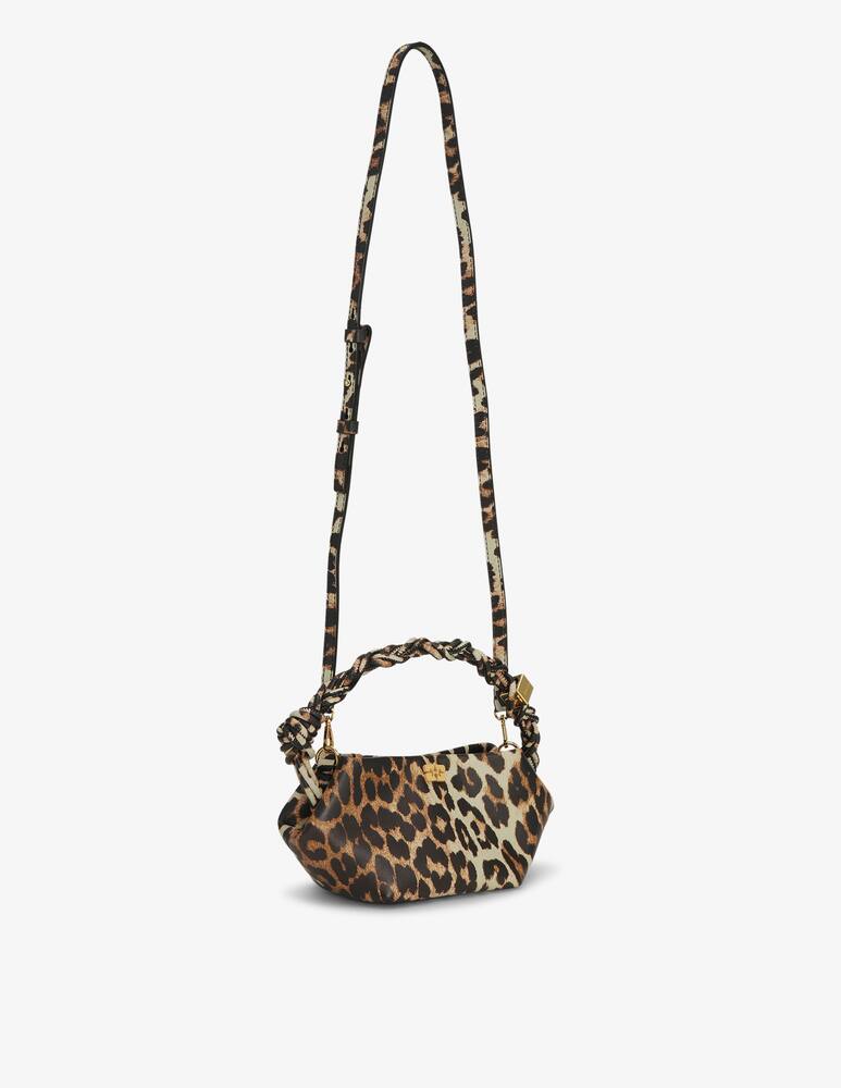 rinascente Ganni Bou mini animal print bag