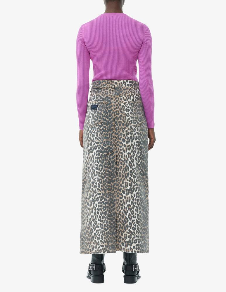 rinascente Ganni Gonna maxi di jeans Leo