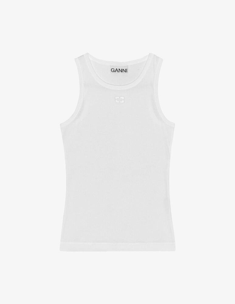 Ganni Top in jersey di cotone - immagine 5 Ganni Top in jersey di cotone - immagine 5