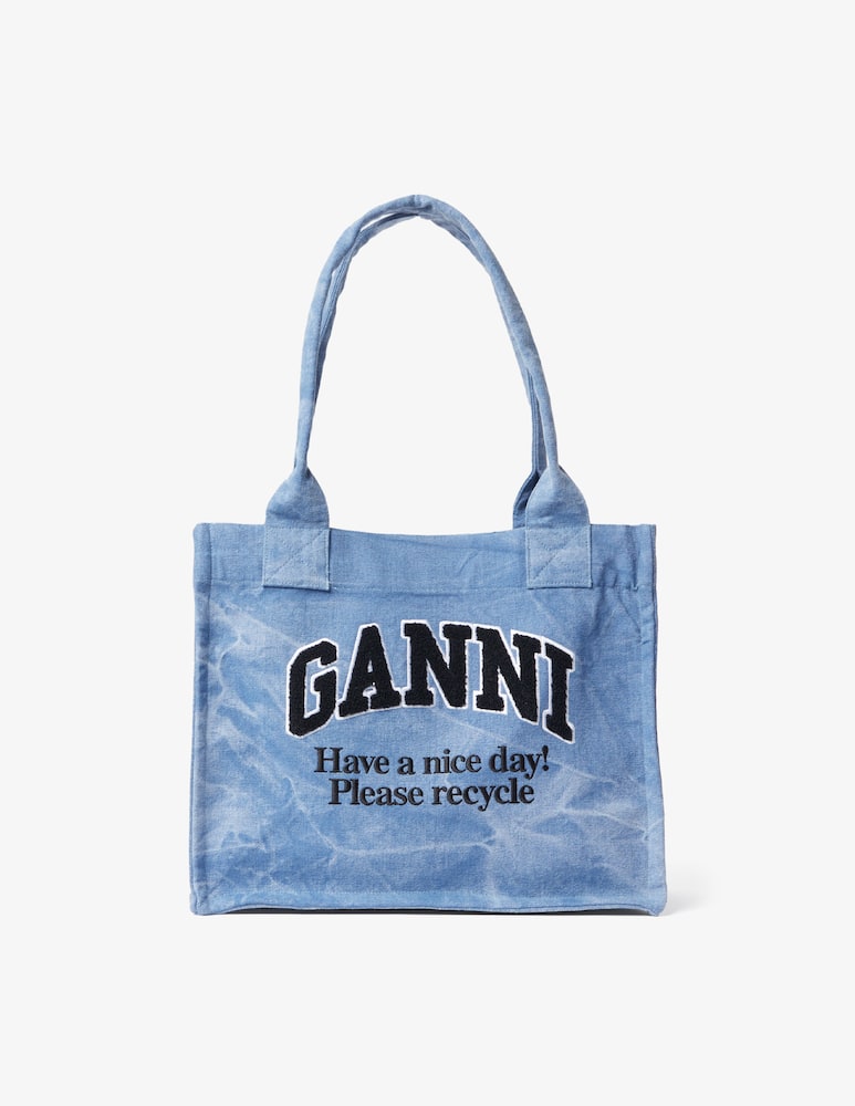 Ganni Borsa shopper in jeans - immagine 1 Ganni Borsa shopper in jeans - immagine 1