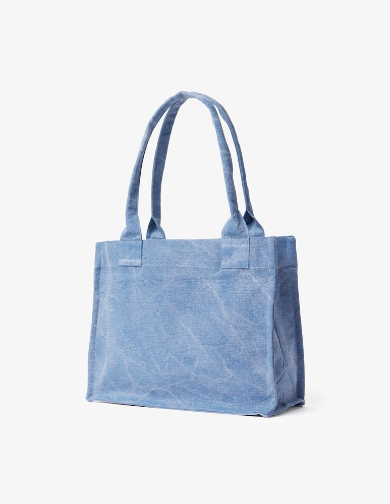 Ganni Borsa shopper in jeans - immagine 3 Ganni Borsa shopper in jeans - immagine 3