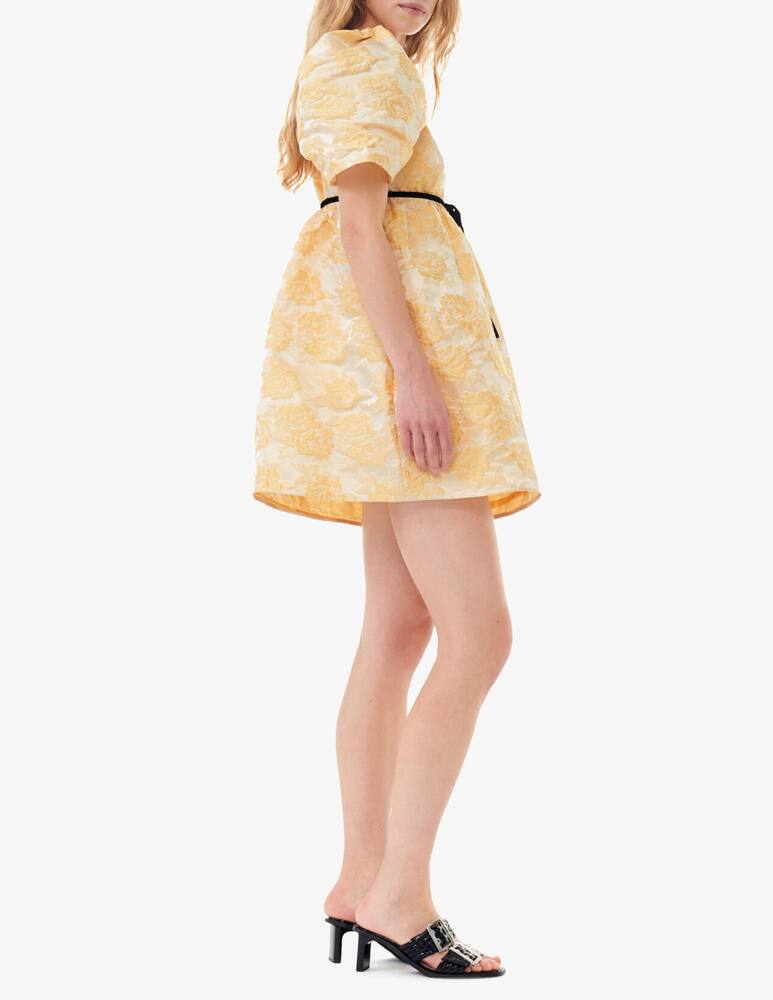 rinascente Ganni Botanical jacquard mini dress