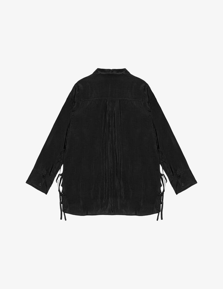 rinascente Ganni Camicia oversize in habotai di viscosa