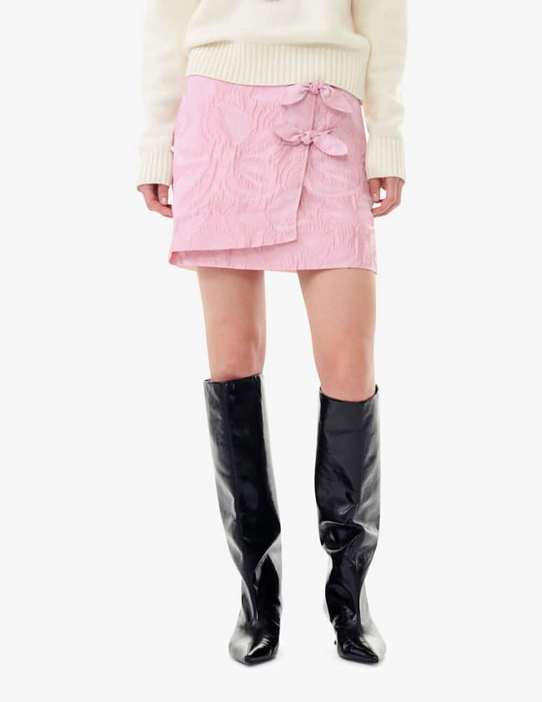 Ganni Textured mini skirt - picture 1 Ganni Textured mini skirt - picture 1