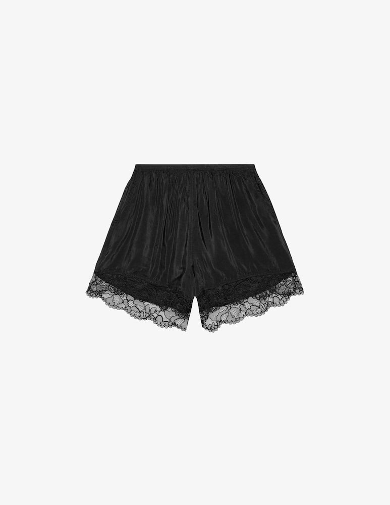 Ganni Shorts in habotai elasticizzato - immagine 4 Ganni Shorts in habotai elasticizzato - immagine 4