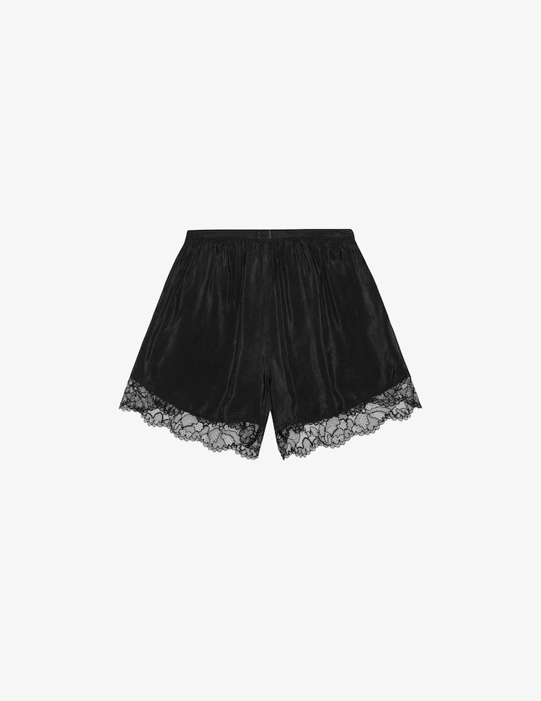 Ganni Shorts in habotai elasticizzato - immagine 5 Ganni Shorts in habotai elasticizzato - immagine 5
