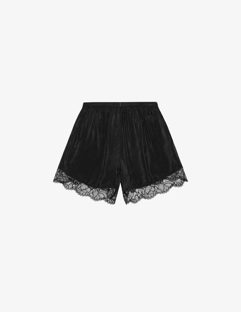 rinascente Ganni Shorts in habotai elasticizzato