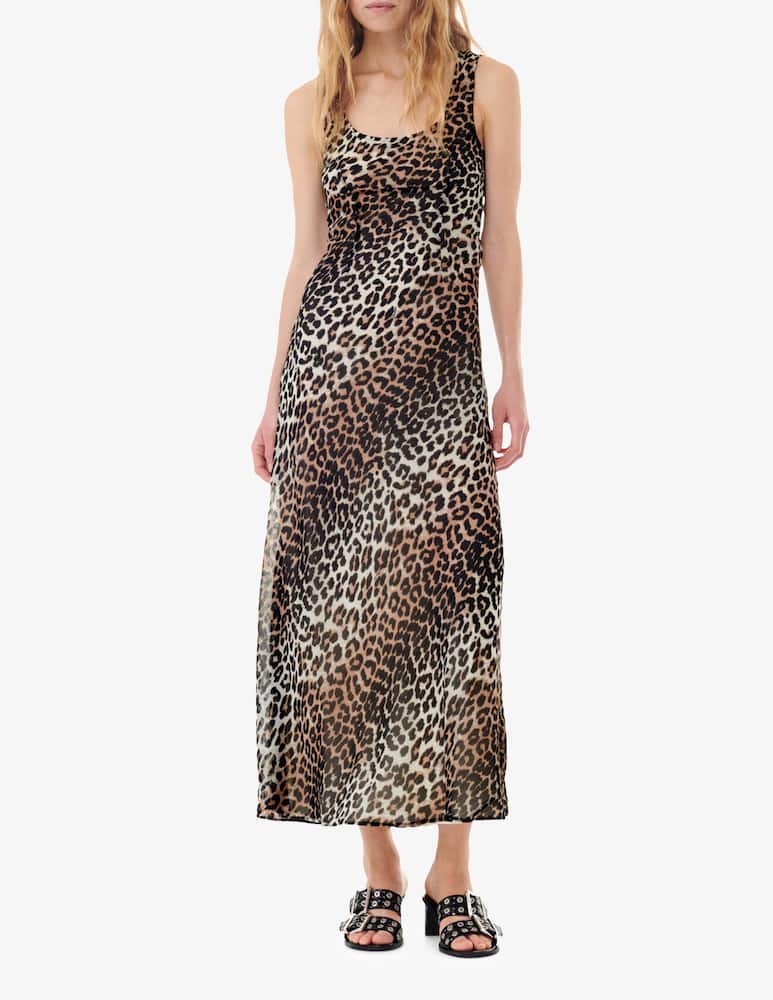 Ganni Maxi abito in chiffon stampato - immagine 1 Ganni Maxi abito in chiffon stampato - immagine 1
