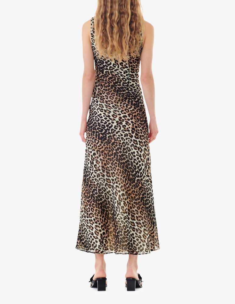 Ganni Maxi abito in chiffon stampato - immagine 3 Ganni Maxi abito in chiffon stampato - immagine 3