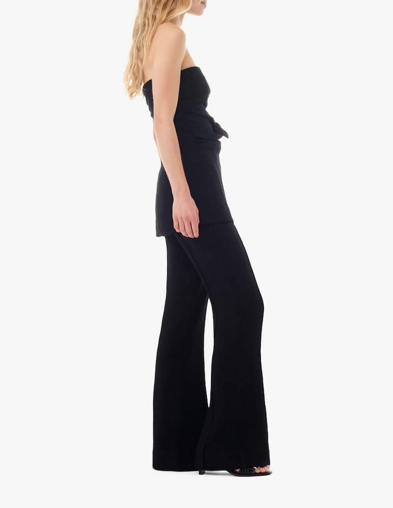 rinascente Ganni Top senza spalline stretch