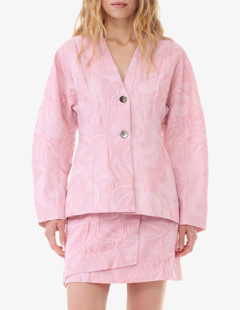 Ganni Blazer con maniche curve - immagine 1 Ganni Blazer con maniche curve - immagine 1