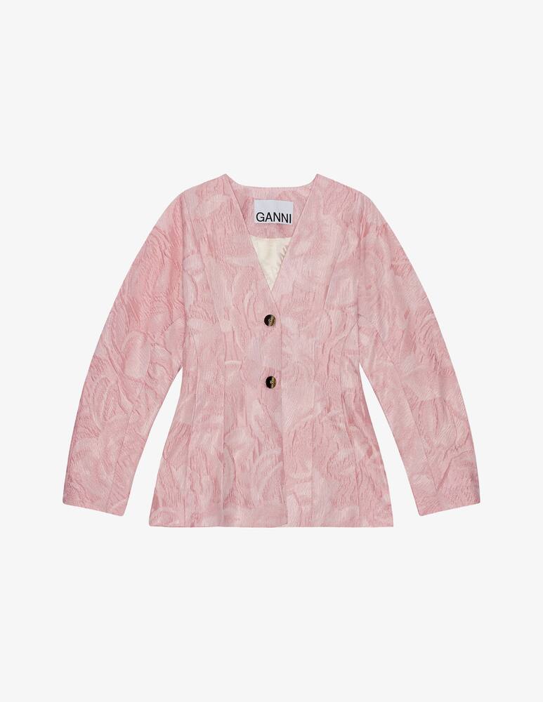 rinascente Ganni Blazer con maniche curve