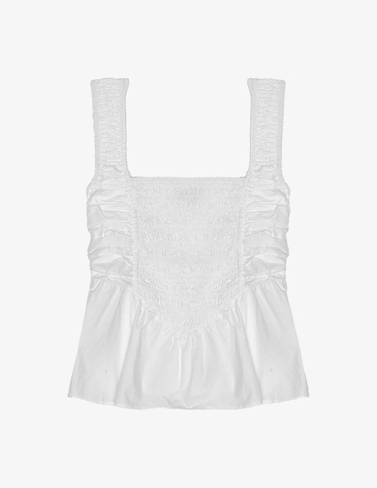 rinascente Ganni Blusa con spalline smock