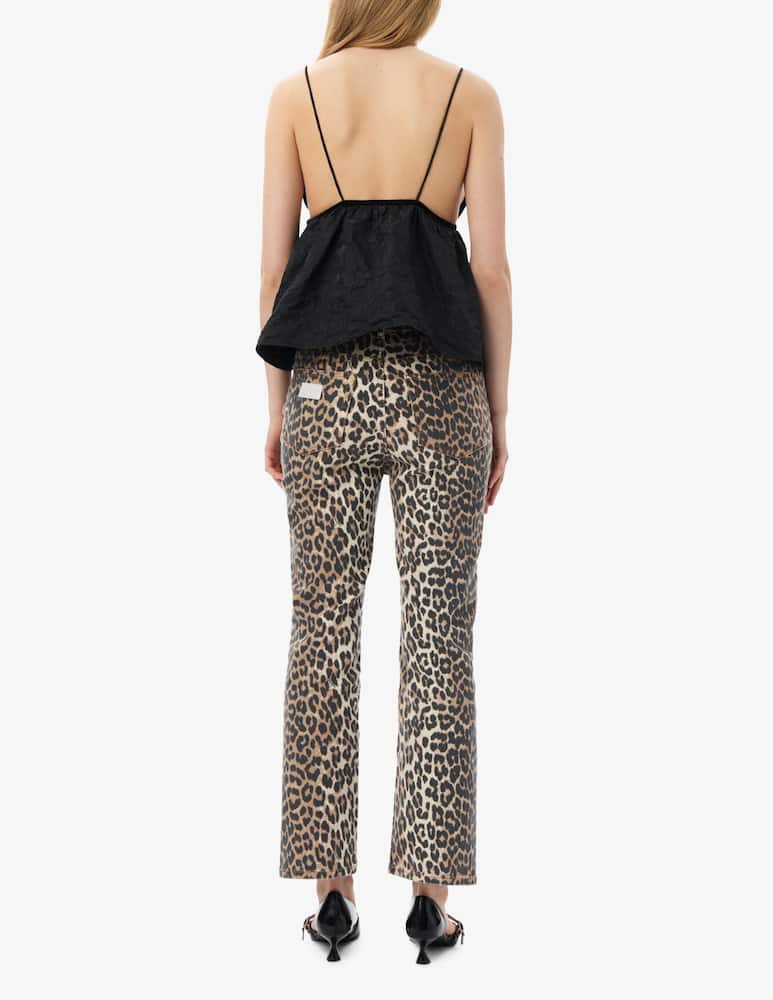Ganni Top con spalline in jacquard botanico - immagine 4 Ganni Top con spalline in jacquard botanico - immagine 4