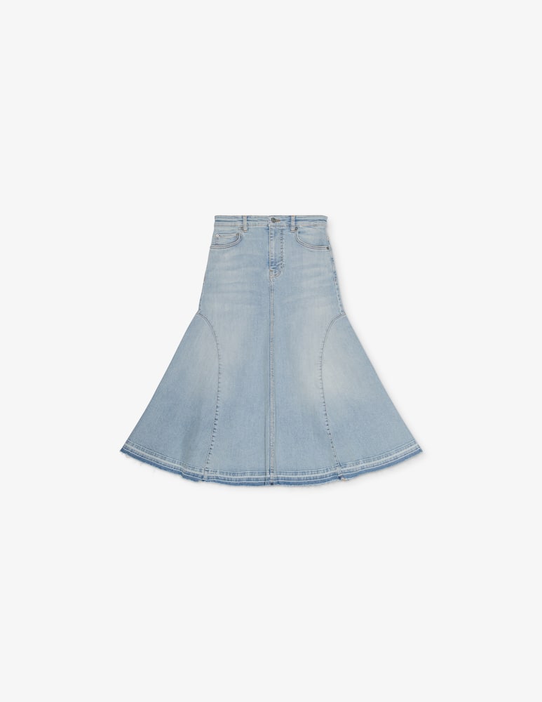 Ganni Tint denim midi skirt - picture 1 Ganni Tint denim midi skirt - picture 1