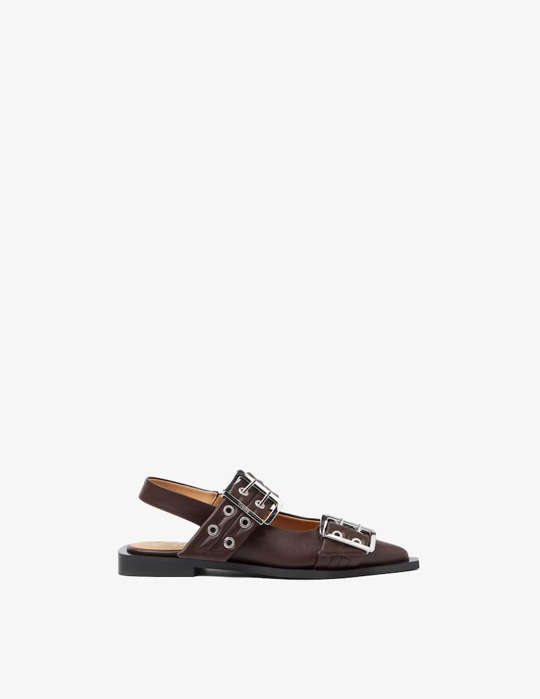Ganni Ballerina Feminine Buckle - immagine 1 Ganni Ballerina Feminine Buckle - immagine 1
