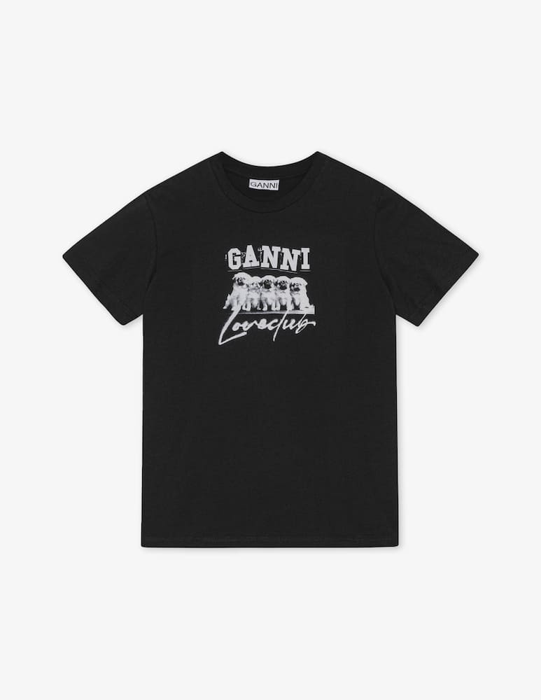 Ganni T-shirt Puppy love - immagine 1 Ganni T-shirt Puppy love - immagine 1