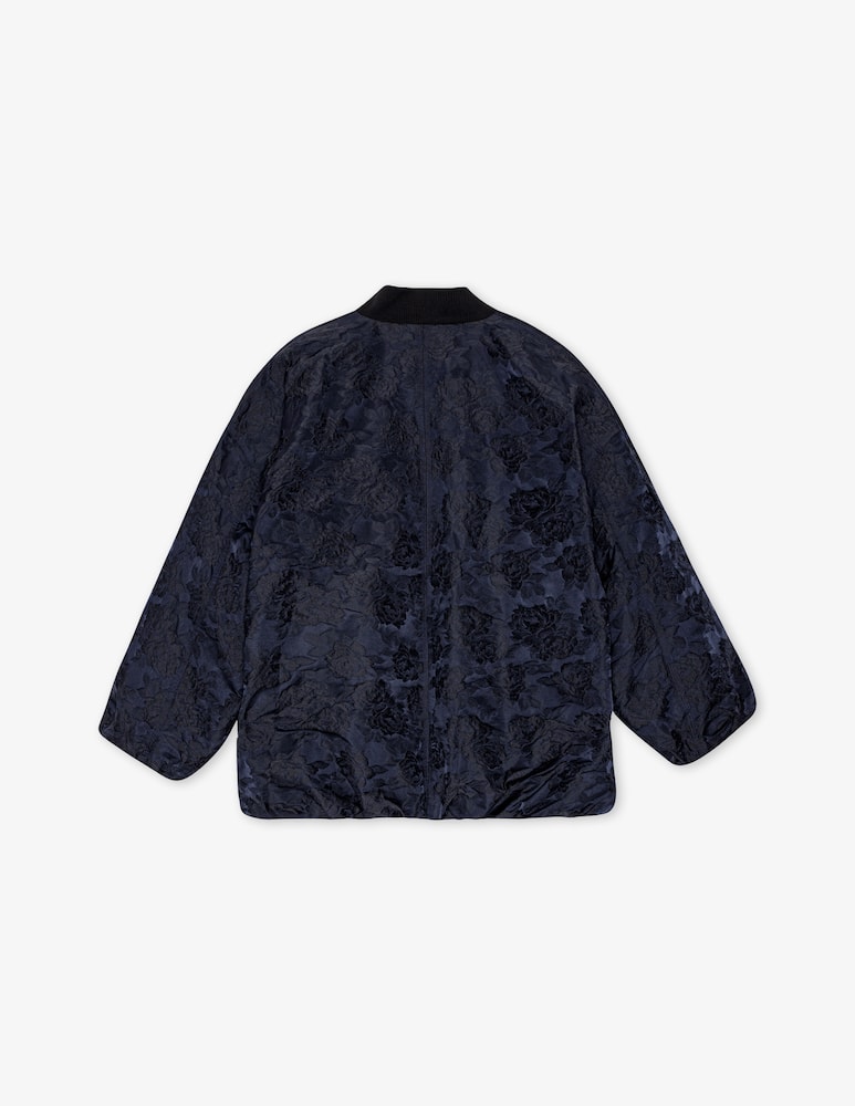 rinascente Ganni Bomber in jacquard botanico