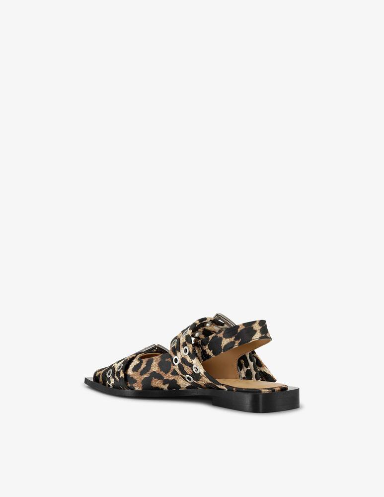 rinascente Ganni Ballerina leopardata Feminine Buckle