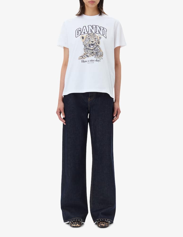 Ganni Leo relaxed t-shirt - picture 2 Ganni Leo relaxed t-shirt - picture 2