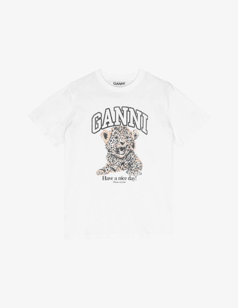 rinascente Ganni Leo relaxed t-shirt