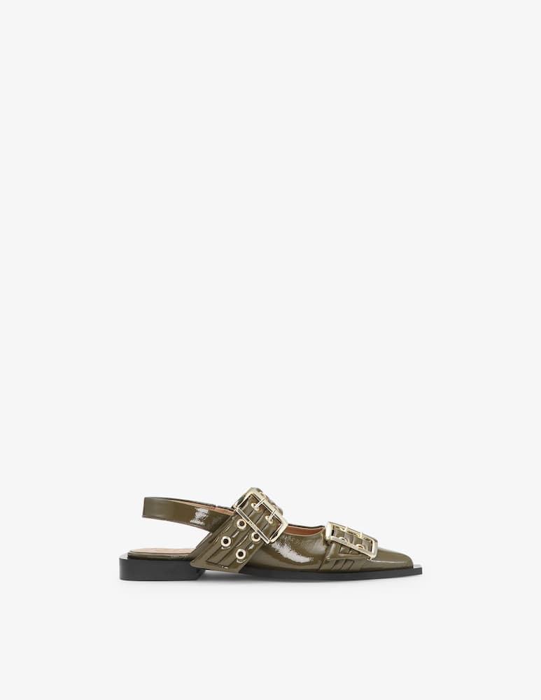 Ganni Slingback con fibbia naplack - immagine 1 Ganni Slingback con fibbia naplack - immagine 1