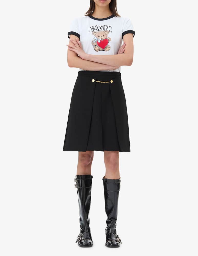 rinascente Ganni Orsetto con cuore t-shirt